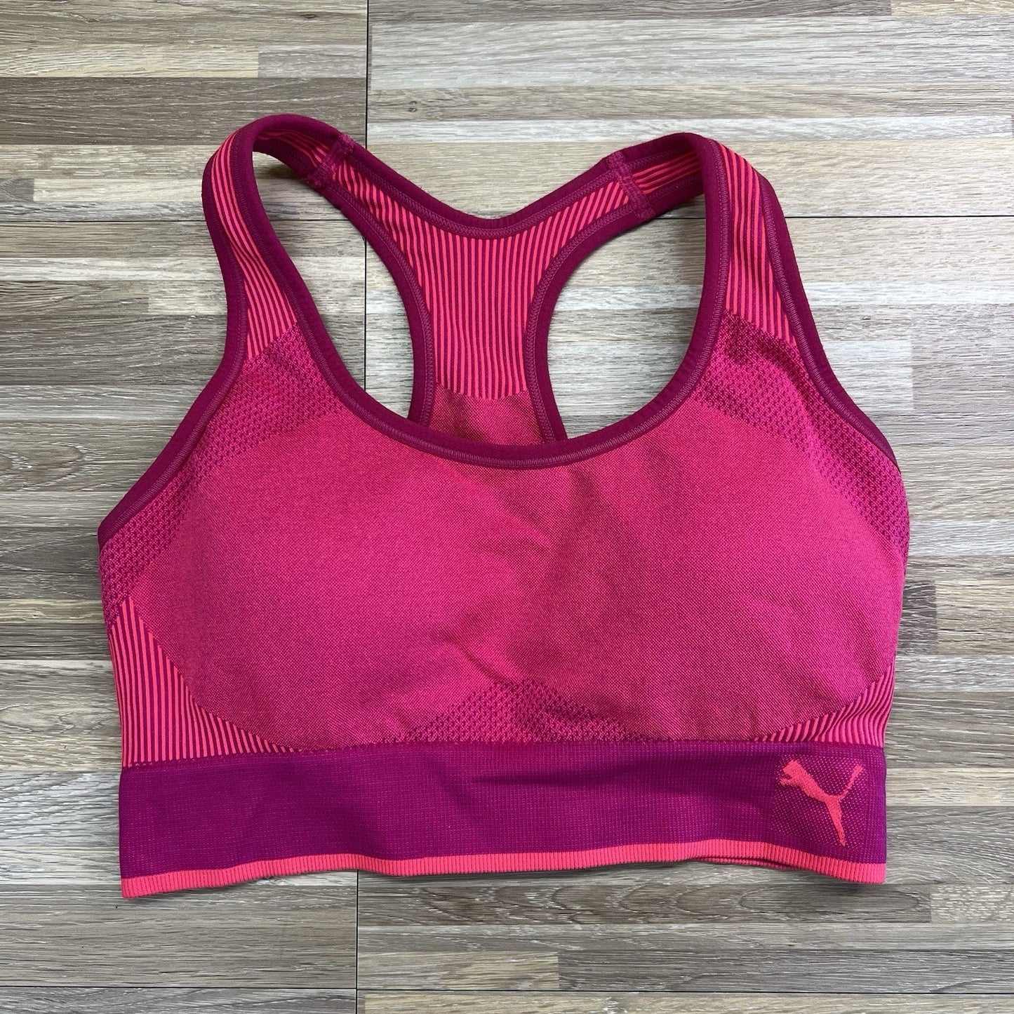 Puma Hot Pink Sports Bra Size M - JL388