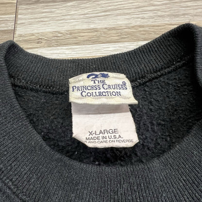 VTG Princess Cruises ALASKA The Last Frontier Sweatshirt Size XL - AG553