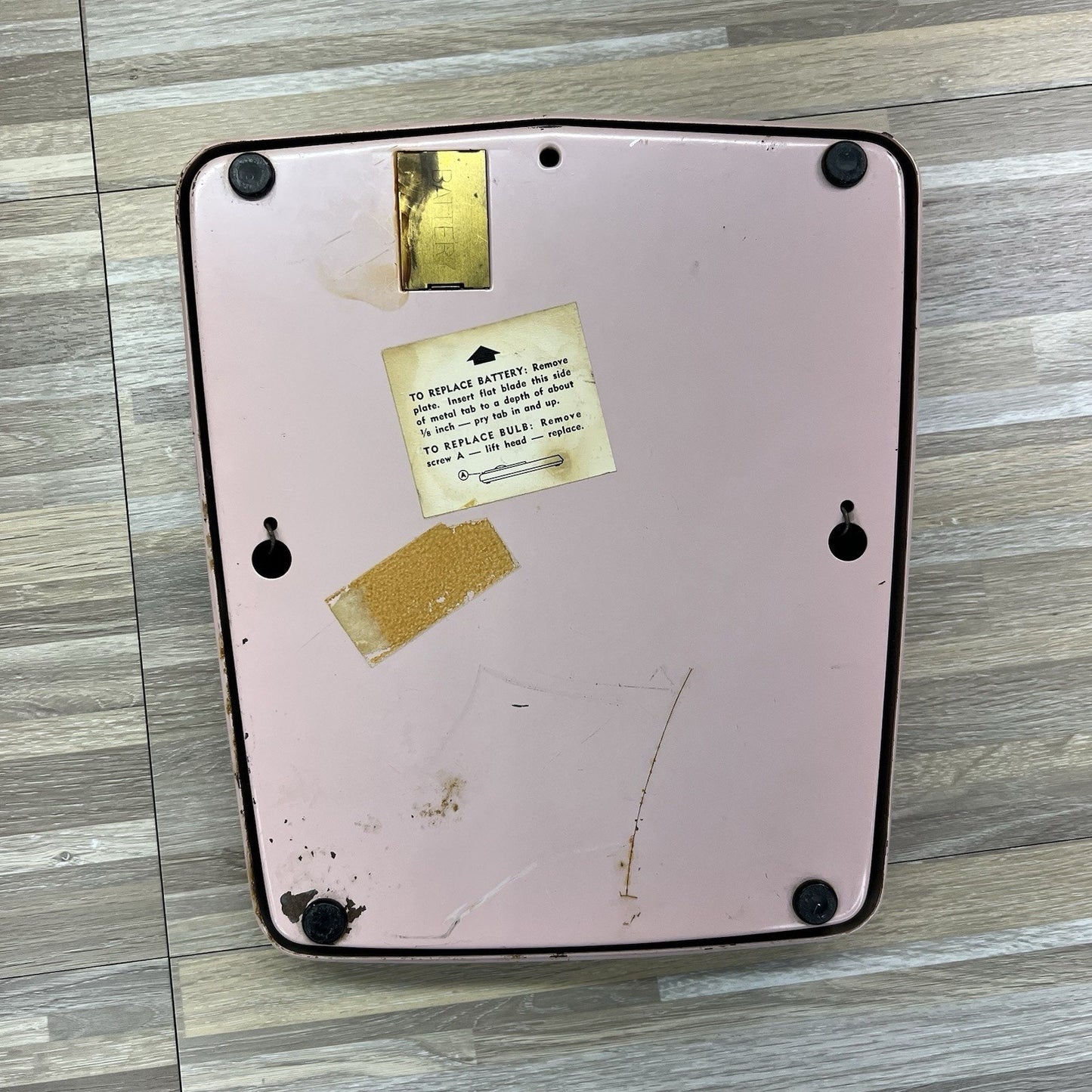 VTG Counselor Scale Pink With Stars MCM Vintage Bathroom Scale - 5D691