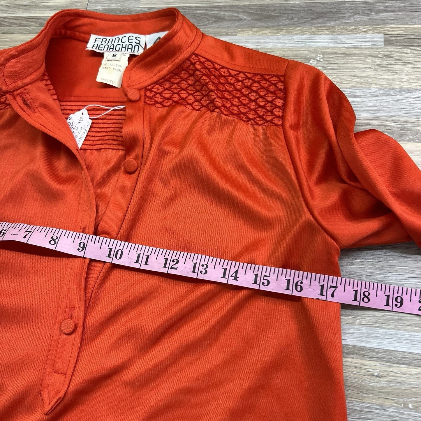 Frances Henaghan Carroll’s Vintage Polyester Lounge Suit Size 6 - JN275