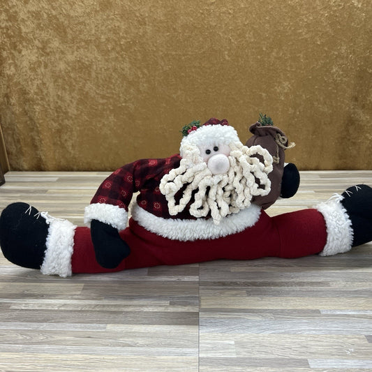 Vintage Santa Clause Door Draft Stopper Christmas Decor - M244