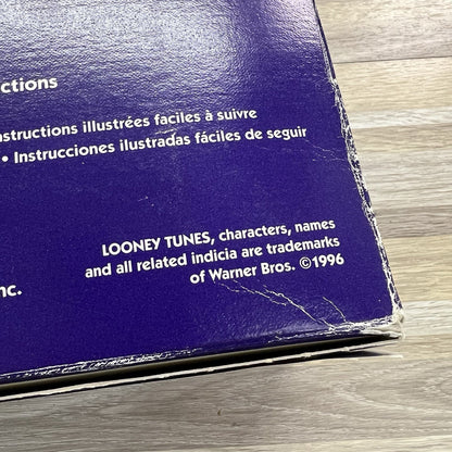 VTG Rare 1994 Caron LOONEY TUNES Taz Latch Hook Kit Huge 30" x 20" 90s - 5D725