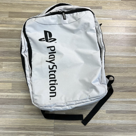 PlayStation Backpack White Black Lightly Used - JL392