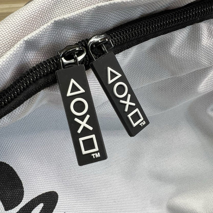 PlayStation Backpack White Black Lightly Used - JL392