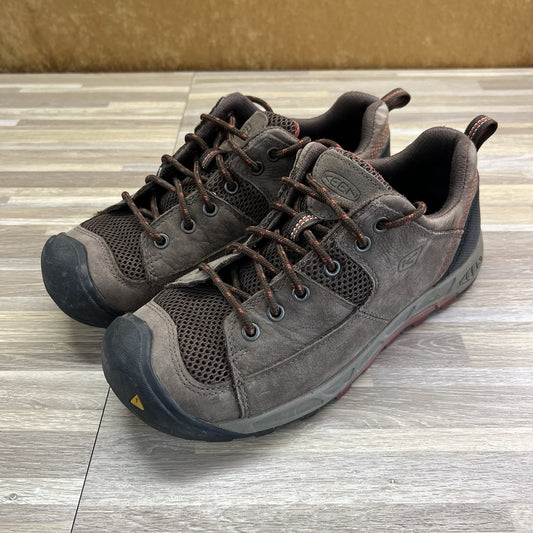 KEEN GDC 1112 Women's Hiking Boots Brown Leather Lace Up Size 8 - JL484