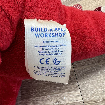 Build A Bear Great Wolf Lodge Magiquest Ellie Red Dragon Plush Stuff - JL383