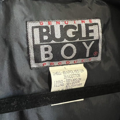 VTG Bugle Boy Down Feather Puffer Vest Green Men’s Size Large - 4S608