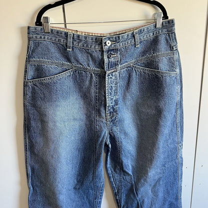 VTG La Jean de Marithe Francois Girbaud 90s Jeans 38M Baggy Barrel Jeans -11S604