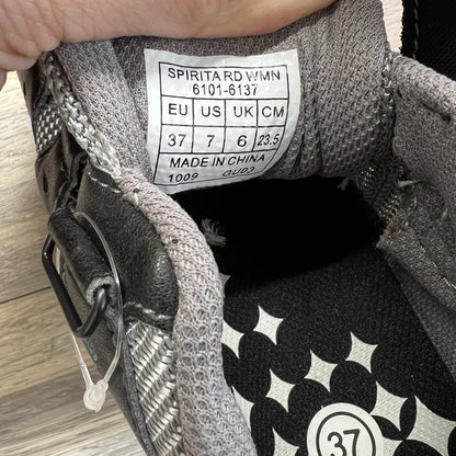 NWOT Specialized Spirita RD Women Cycling Shoes Size 7 Black Grey Clip On -8O645