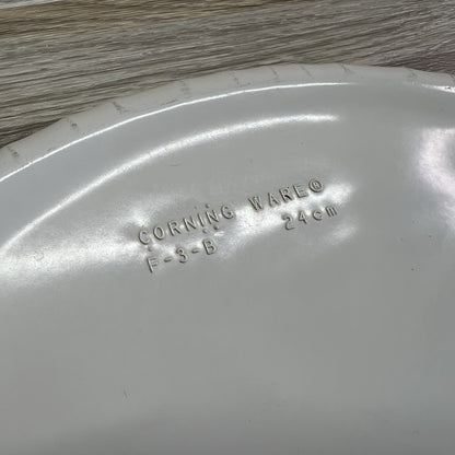 CORNING WARE F-3- B 240m Pie Plate Baking Dish 10.5 Inch - JL486