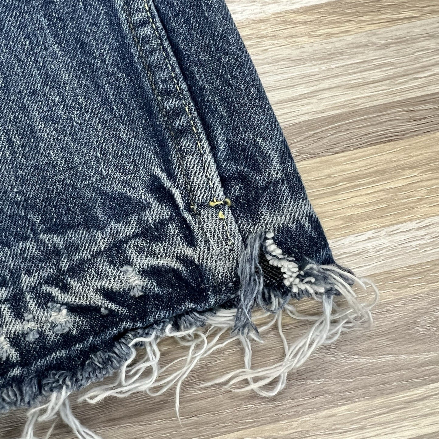 Vintage ELY Jeans Size 22x27 Destroyed Zipper Needs Work - M195