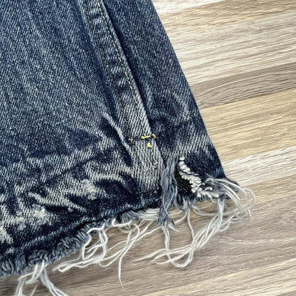 Vintage ELY Jeans Size 22x27 Destroyed Zipper Needs Work - M195