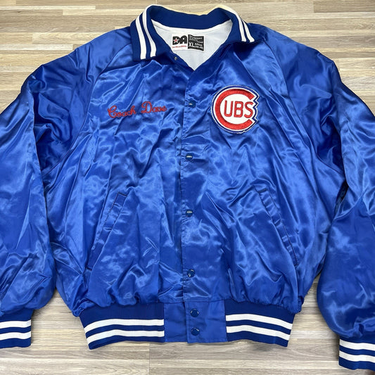 Vintage Chicago Cubs Jacket Coach Dave Cubs Patch XL Don Alleson Athletic - M230