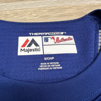 Majestic Authentic Baseball LA Dodgers Therma Base Practice Sweater S - JN343