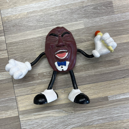 VTG California Raisin 1987 PVC Figure Bendable Arms Legs 6” - JL491