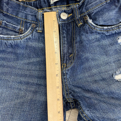 Levi’s 502 Kids 10 Reg 25x25 Distressed Jeans - JL381