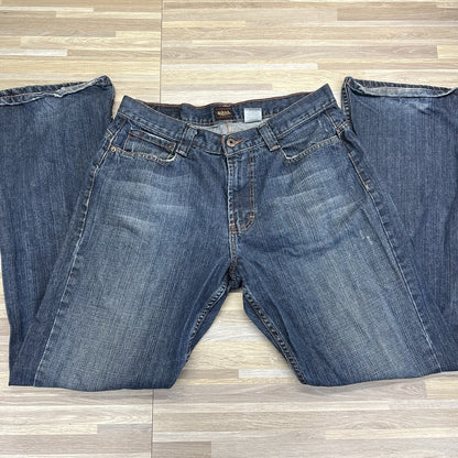Vintage Y2K Von Dutch Mens 34x32 Jeans Pants Denim Zip Fly Skater - 13N678
