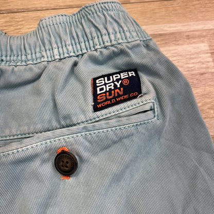 Superdry Men's Sunscorched Chino Shorts Blue 31 W Chino Shorts - JL372