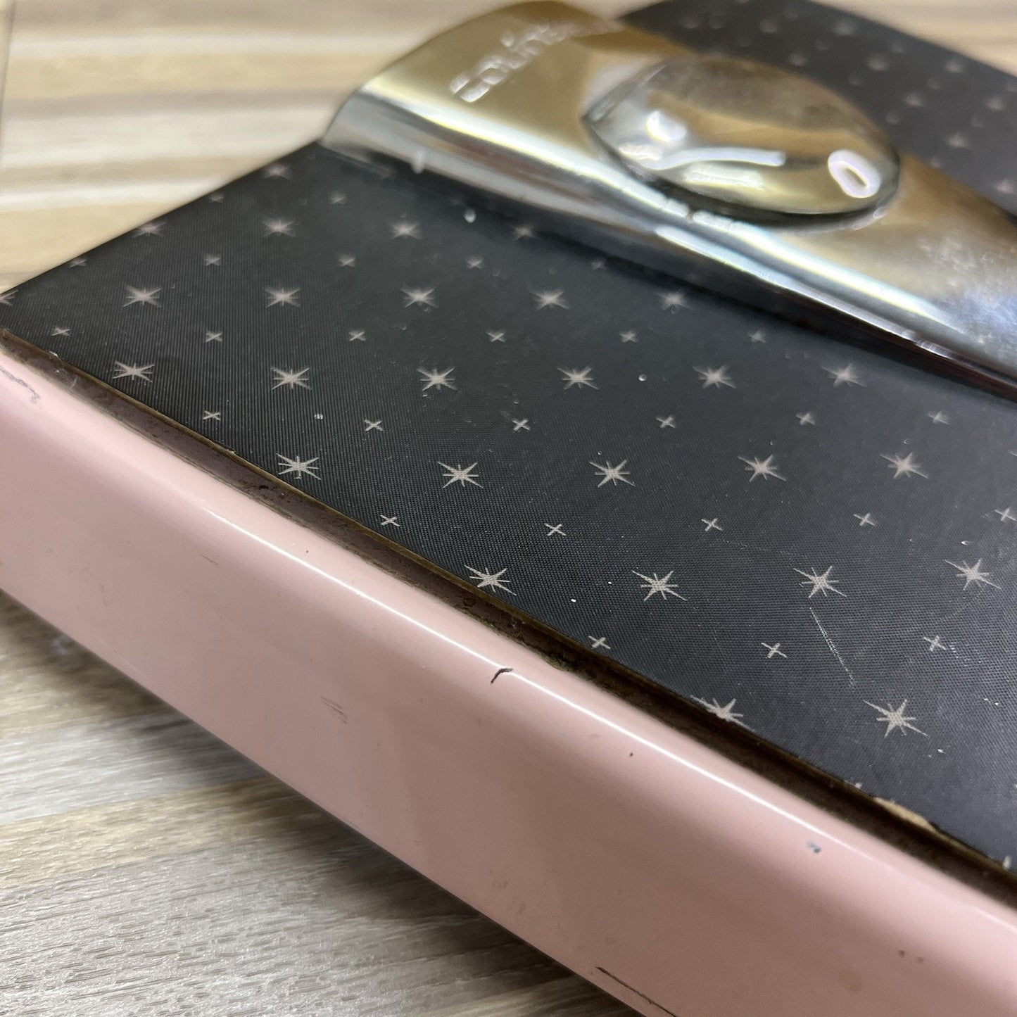 VTG Counselor Scale Pink With Stars MCM Vintage Bathroom Scale - 5D691