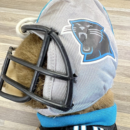 VTG Build A Bear Carolina Panthers Teddy Bear Jersey Helmet - JL380