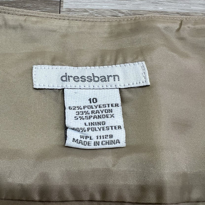 Dressbarn Women's Maxi Pencil With Buttons Skirt Beige Size 10 - JN280