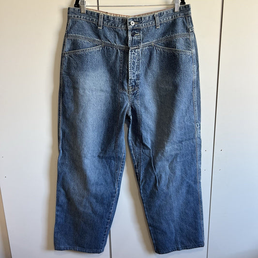 VTG La Jean de Marithe Francois Girbaud 90s Jeans 38M Baggy Barrel Jeans -11S604
