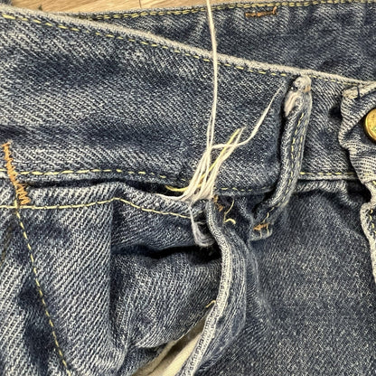 Vintage ELY Jeans Size 22x27 Destroyed Zipper Needs Work - M195