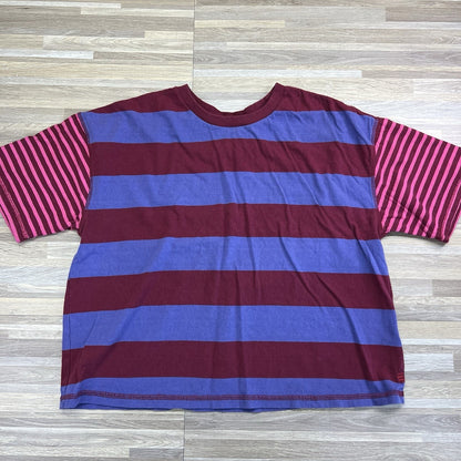 Urban Outfitters BDG Striped Crop Top Size Medium Pink Purple - JN334