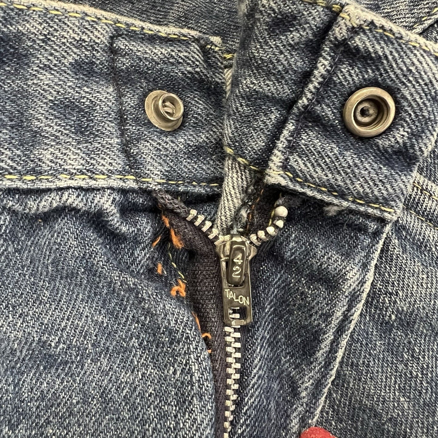 Vintage ELY Jeans Size 22x27 Destroyed Zipper Needs Work - M195