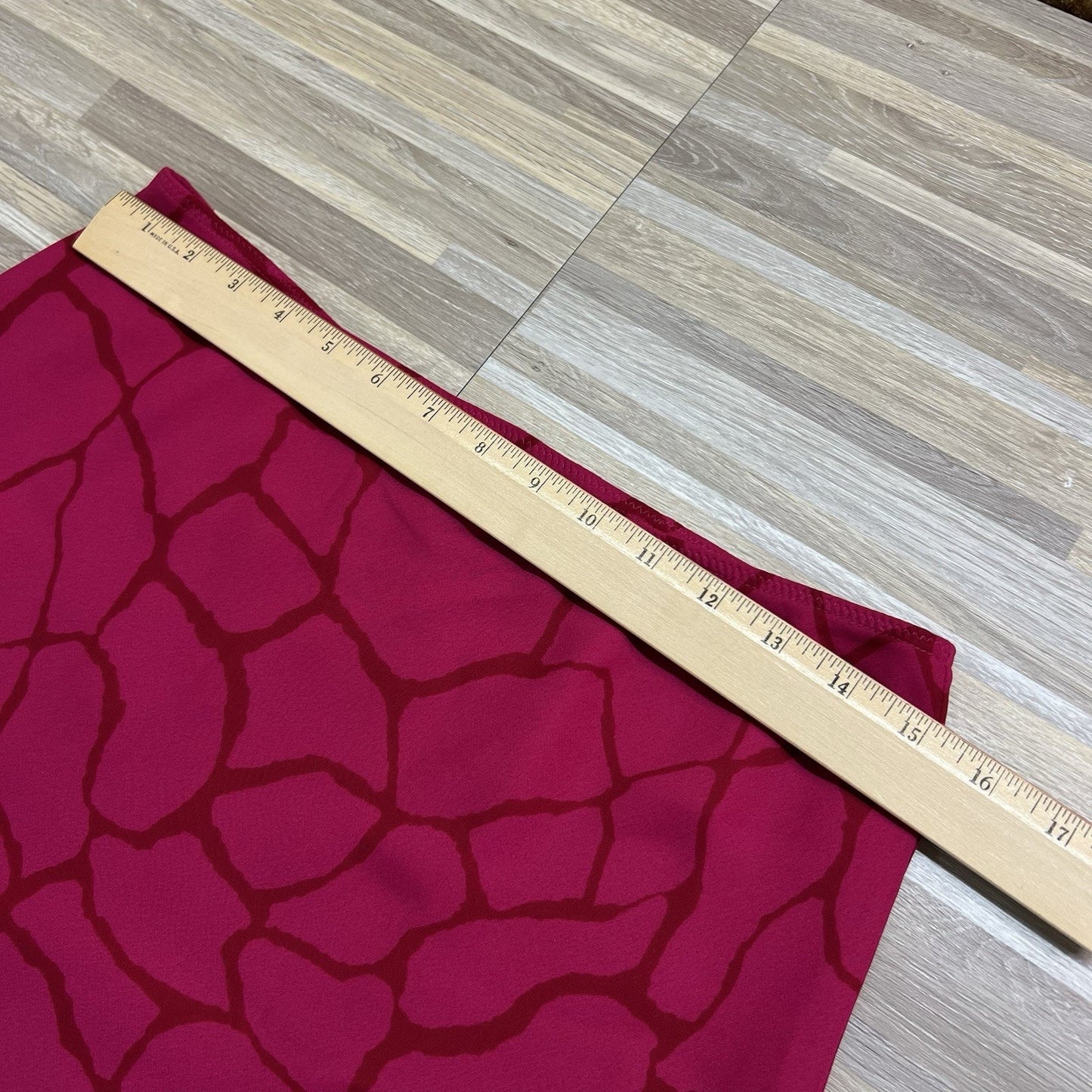 Express Polyester Skirt Giraffe Print Size Small 30 - JN282