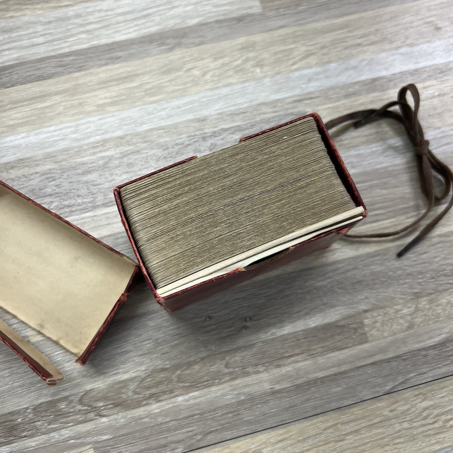 VTG 1913 Flinch Card Game w/Original Box & Instructions - Flinch Card Co - D689