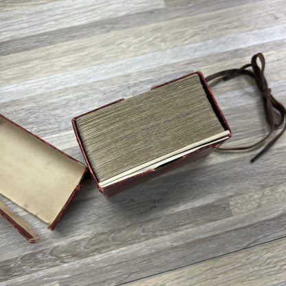 VTG 1913 Flinch Card Game w/Original Box & Instructions - Flinch Card Co - D689