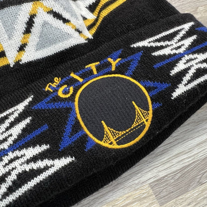 Mitchell & Ness The City Golden State Warriors Beanie Stocking Cap - 2D697