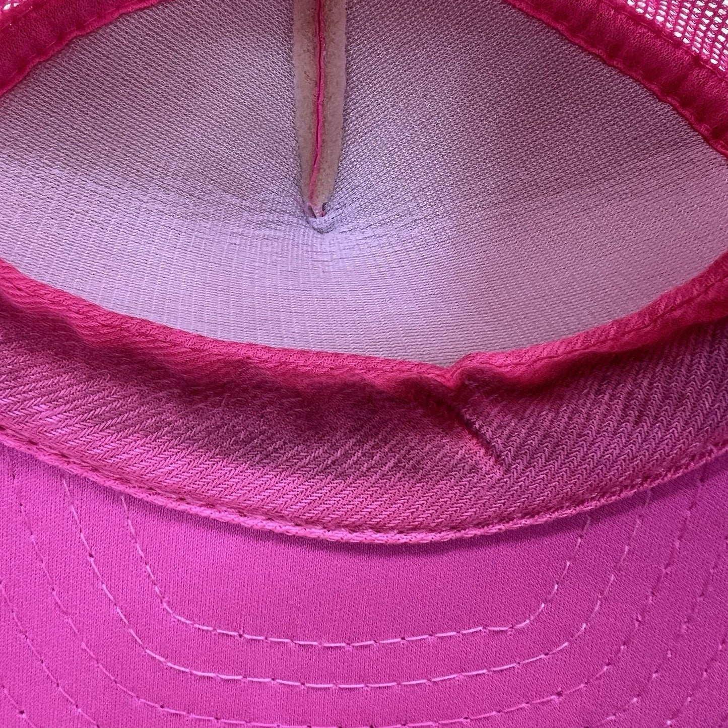Vintage Trucker Hat Hot Pink Chevrolet Lanny Berg Car Dealership Hat Chevy