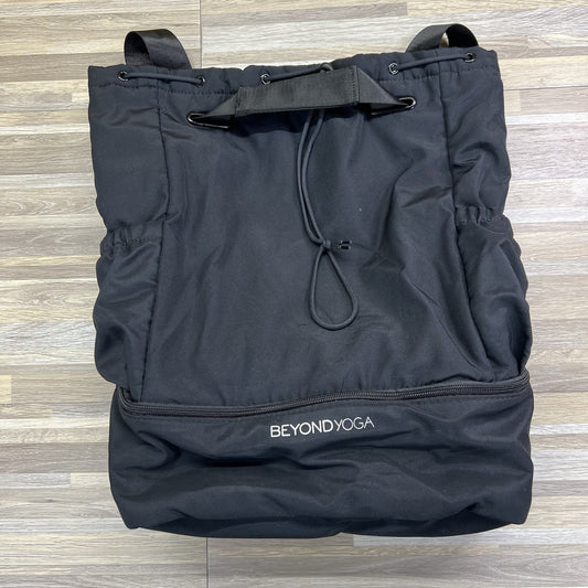 Beyond Yoga Convertible Gym Bag Yoga Bag Black Backpack W Drawstring - JL518