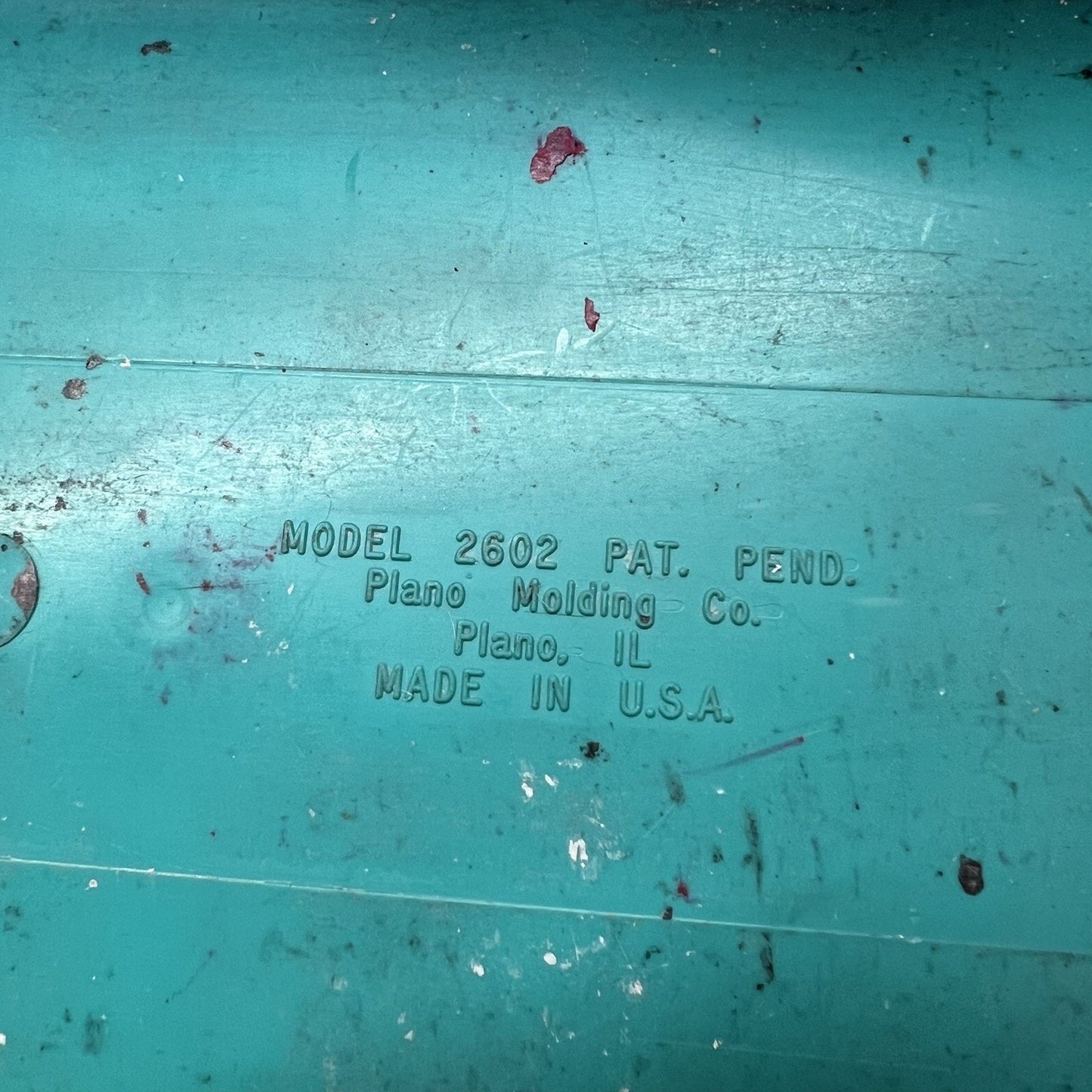 Vtg Caboodles Teal Blue Makeup Hair Storage Travel Train Case #2602 - 3D690