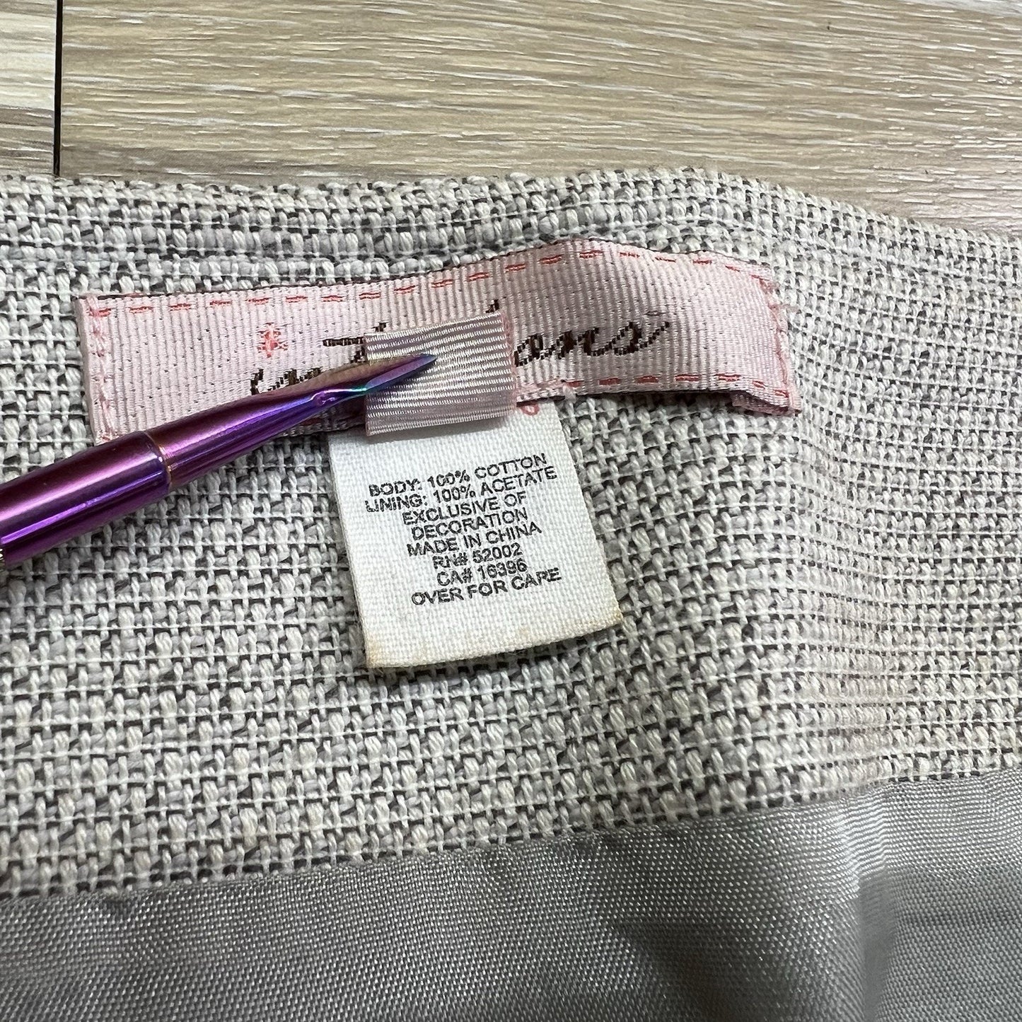 Intuitions Tweed Pencil Skirt Size 10 - JN276