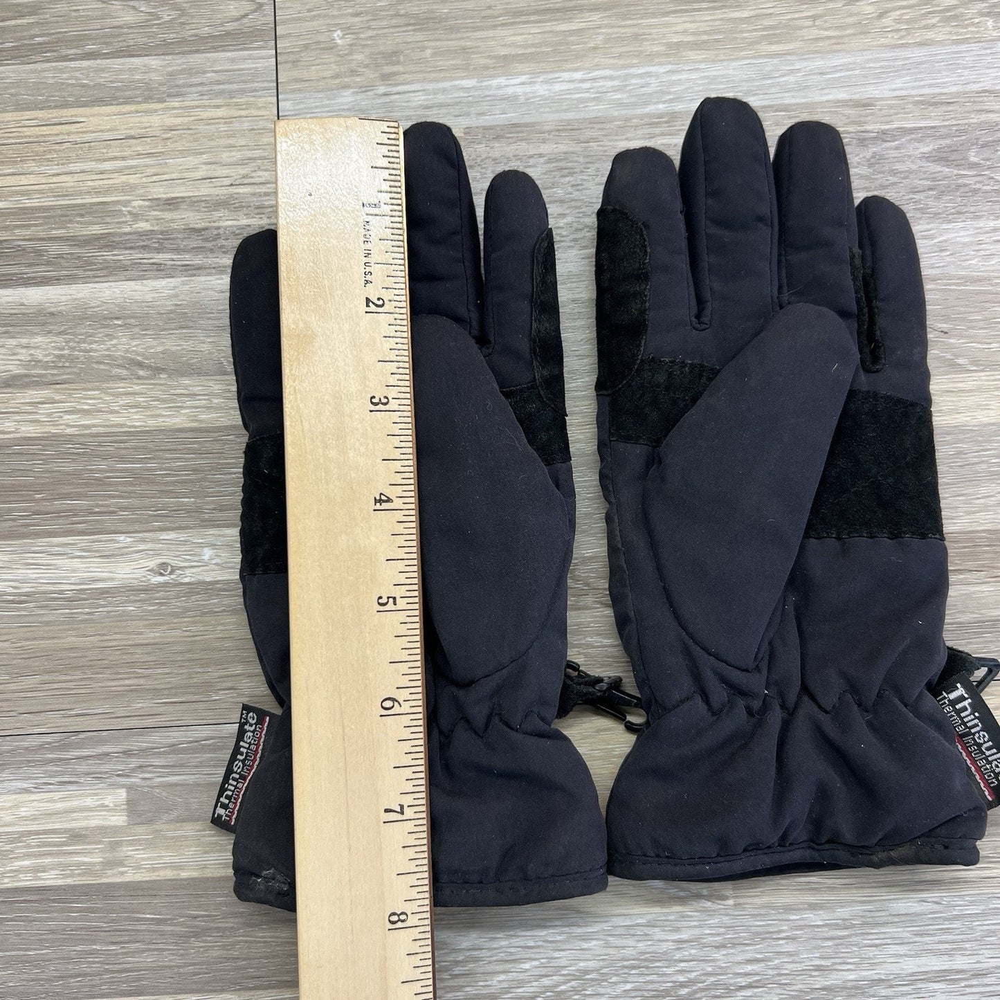 VTG Steeds Riding Wear Women’s Black Gloves Thinsulate - JL494