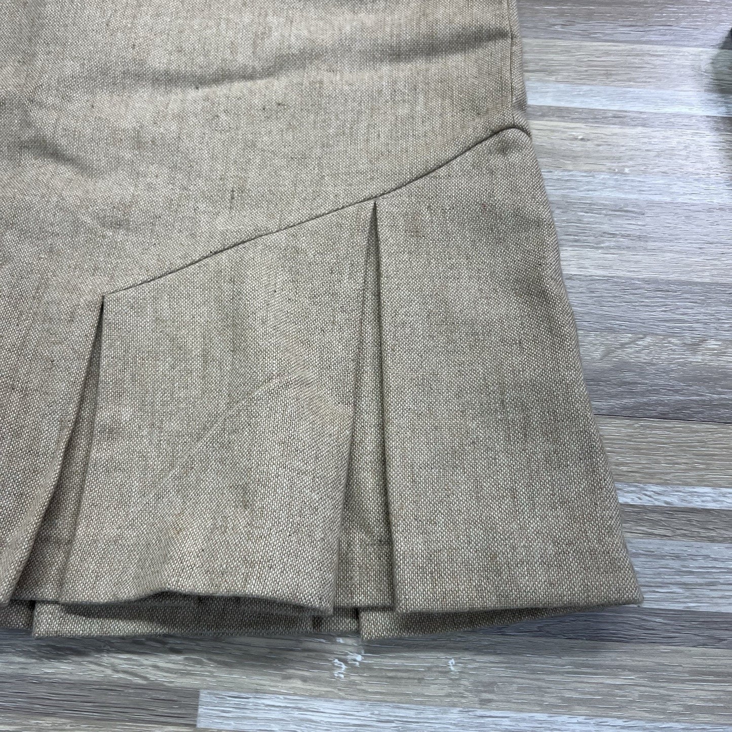 George Pleated Pencil Wool Skirt Size 10 - JN276