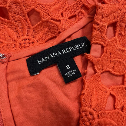 Banana Republic Women’s Orange Lace Formal Sundress Size 8 - JL400