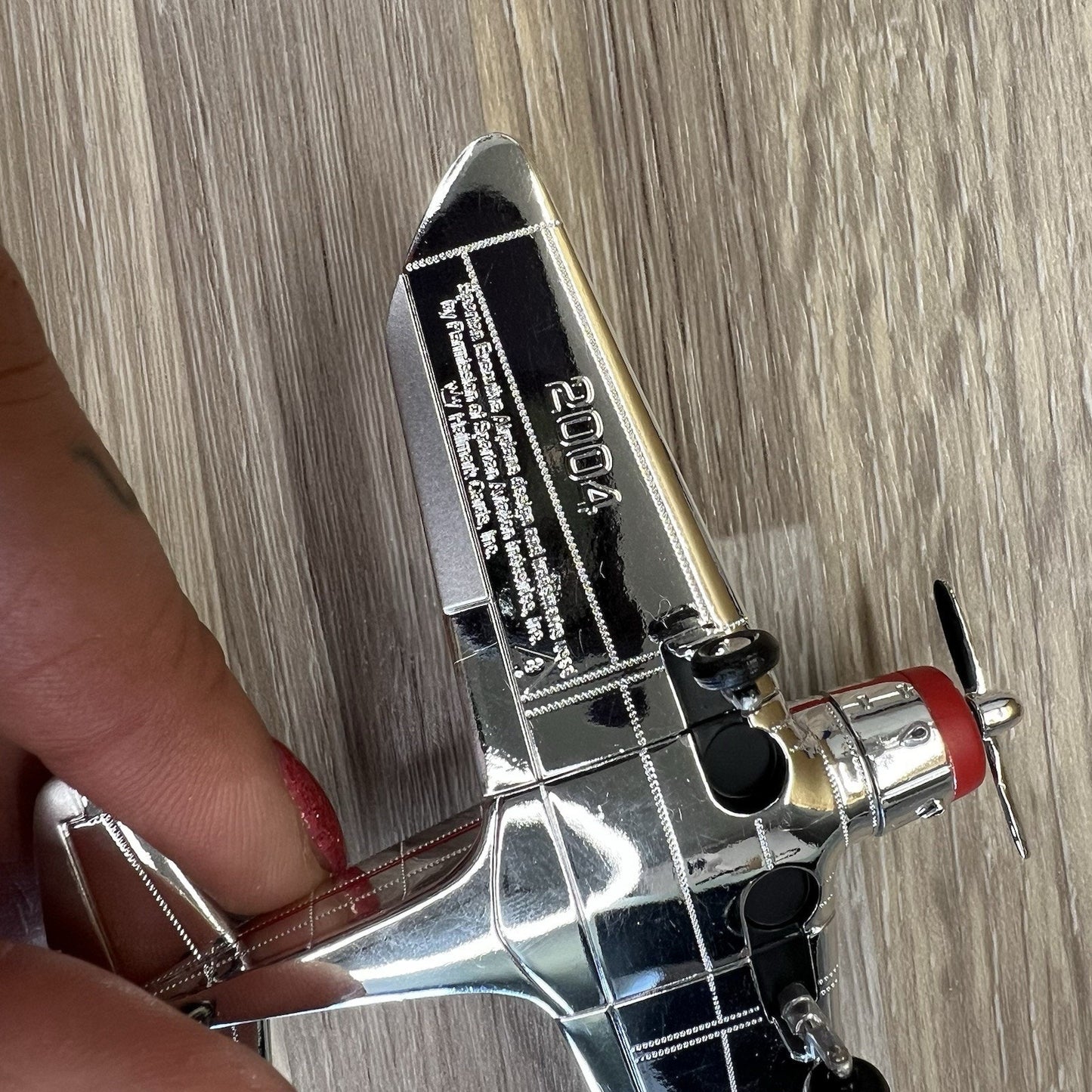 Hallmark 2004 Skys The Limit 8th Spartan Model 7-W Executive Ornament Plane-A119