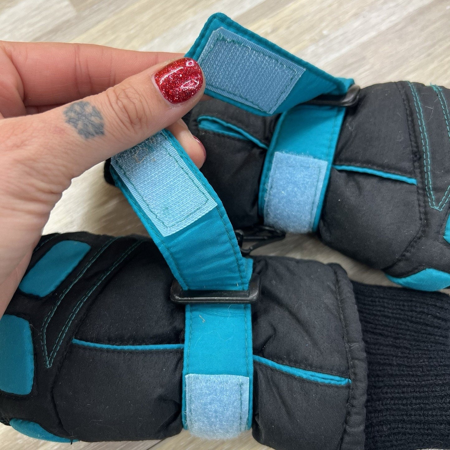 VTG London Fog Kids Mittens Winter Ski Mittens Thinsulate - 2D704