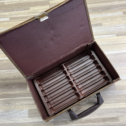 Vintage 12 Tape Cassette Tape Carrying Case - JL479