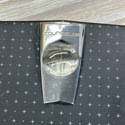 VTG Counselor Scale Pink With Stars MCM Vintage Bathroom Scale - 5D691