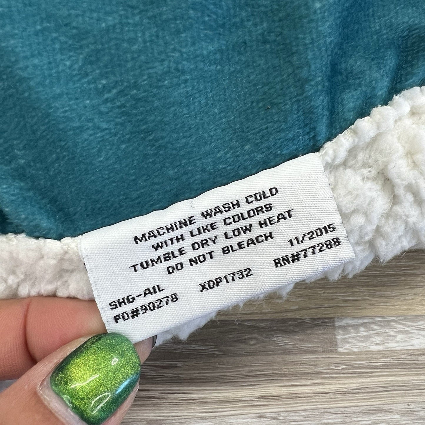 2015 San Jose Sharks Throw Blanket NHL Limited Edition 25th Anniversary - 10S614