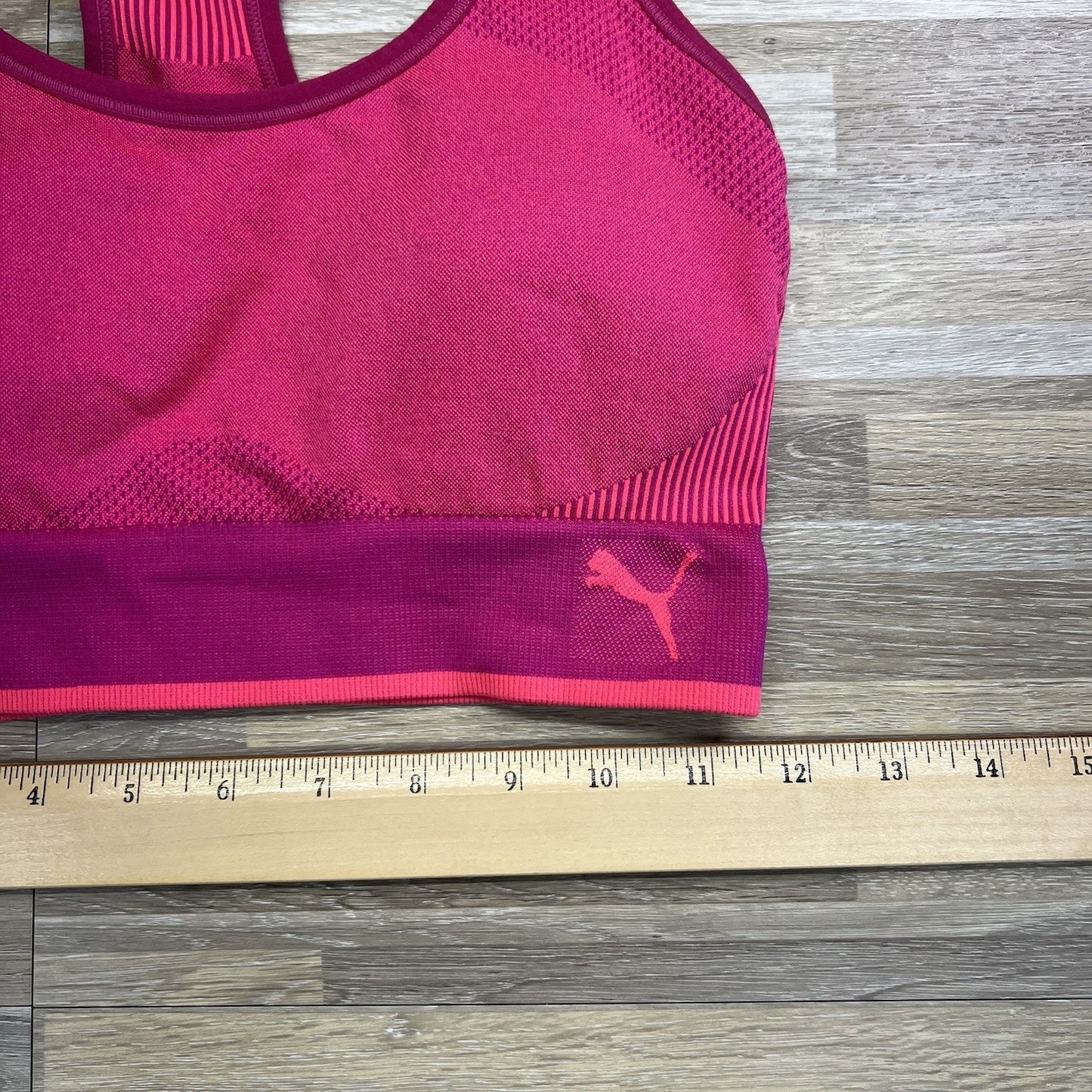 Puma Hot Pink Sports Bra Size M - JL388
