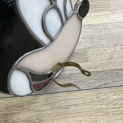 VTG Mickey Mouse Stained Glass Night Light Cover Disney - 1O637