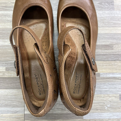 Rockport Cobb Hill Abbott Ankle Strap Mary Jane Almond Grain Leather 11 - JL507