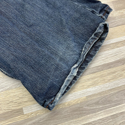 Vintage Y2K Von Dutch Mens 34x32 Jeans Pants Denim Zip Fly Skater - 13N678