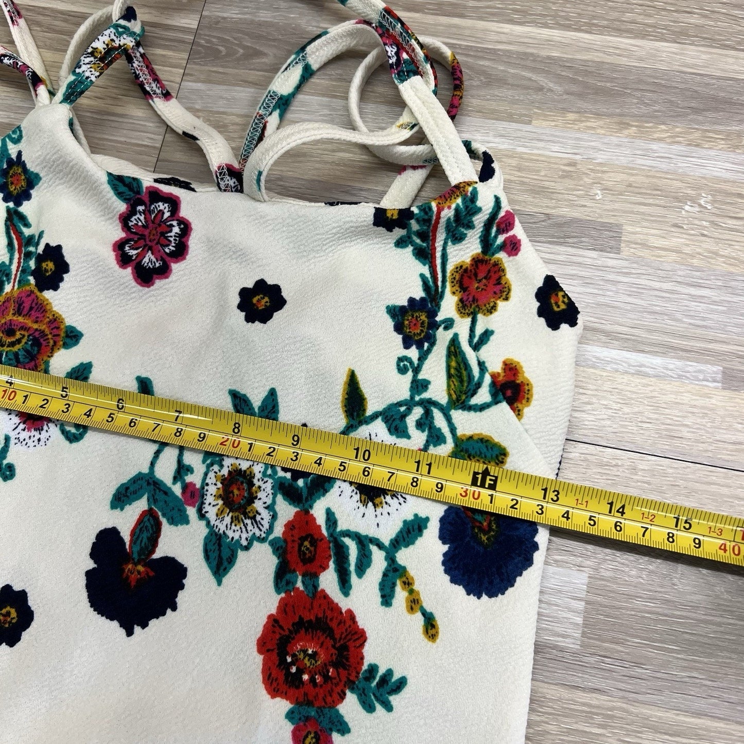 Always USA Floral Spandex Summer Dress Size M - JN301